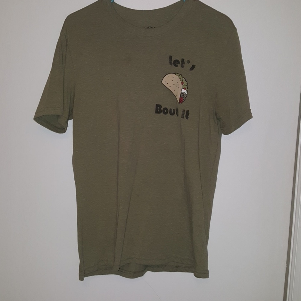 military green taco t-shirt